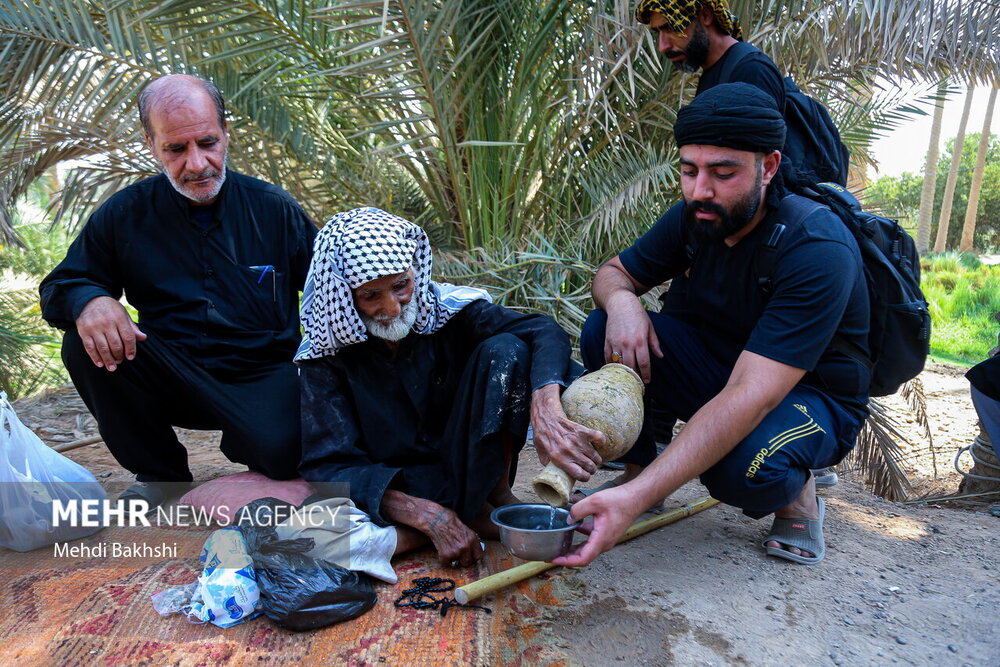 سقایی «حاج کاظم» در جوار شط الفرات