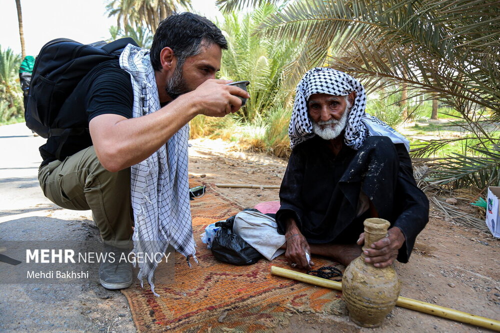 سقایی «حاج کاظم» در جوار شط الفرات