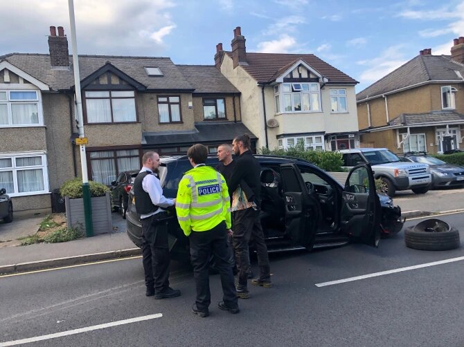 تصادف وحشتناک ستاره لیگ برتری با بنز گرانقیمت/عکس