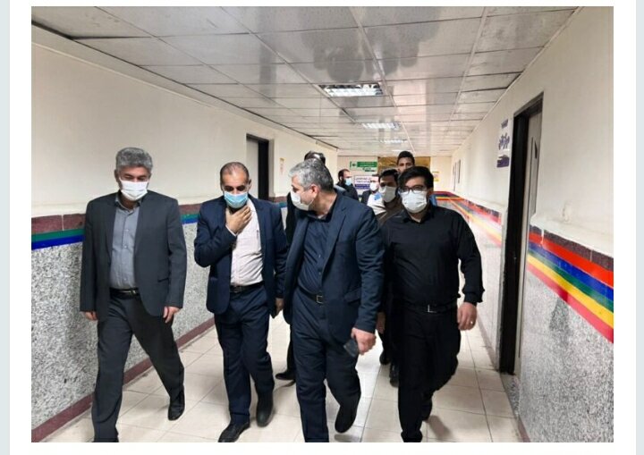 عیادت سرپرست فرمانداری اهواز از مدیر کل فرهنگ و ارشاد اسلامی خوزستان