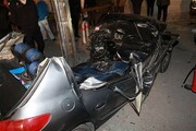 ببینید | سقوط مرگبار خودرو سواری از پل صدر تهران