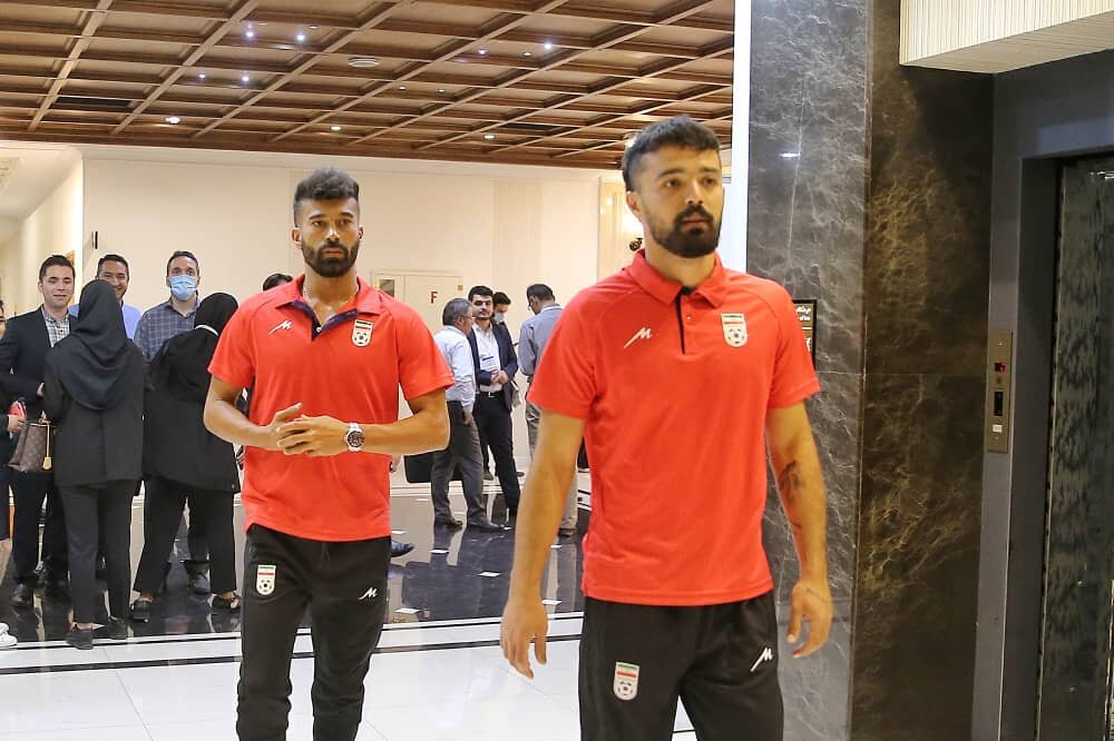 ورود ملیپوشان لیگ برتری به هتل المپیک/عکس