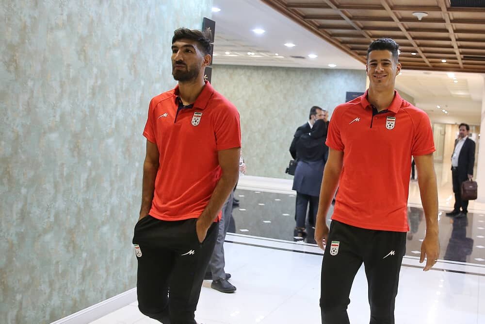 ورود ملیپوشان لیگ برتری به هتل المپیک/عکس