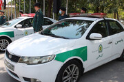 ببینید | کتک خوردن یکی از ماموران پلیس‌ در تجمع تهران