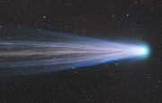 عکس | درخشش حیرت‌انگیز یک ستاره دنباله‌دار