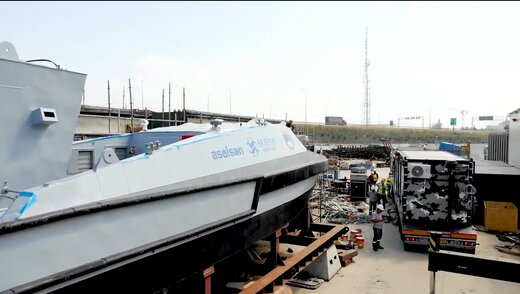 ترکیه قایق بدون سرنشین رو کرد/عکس