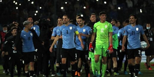ترکیب اروگوئه برای بازی مقابل ایران/عکس