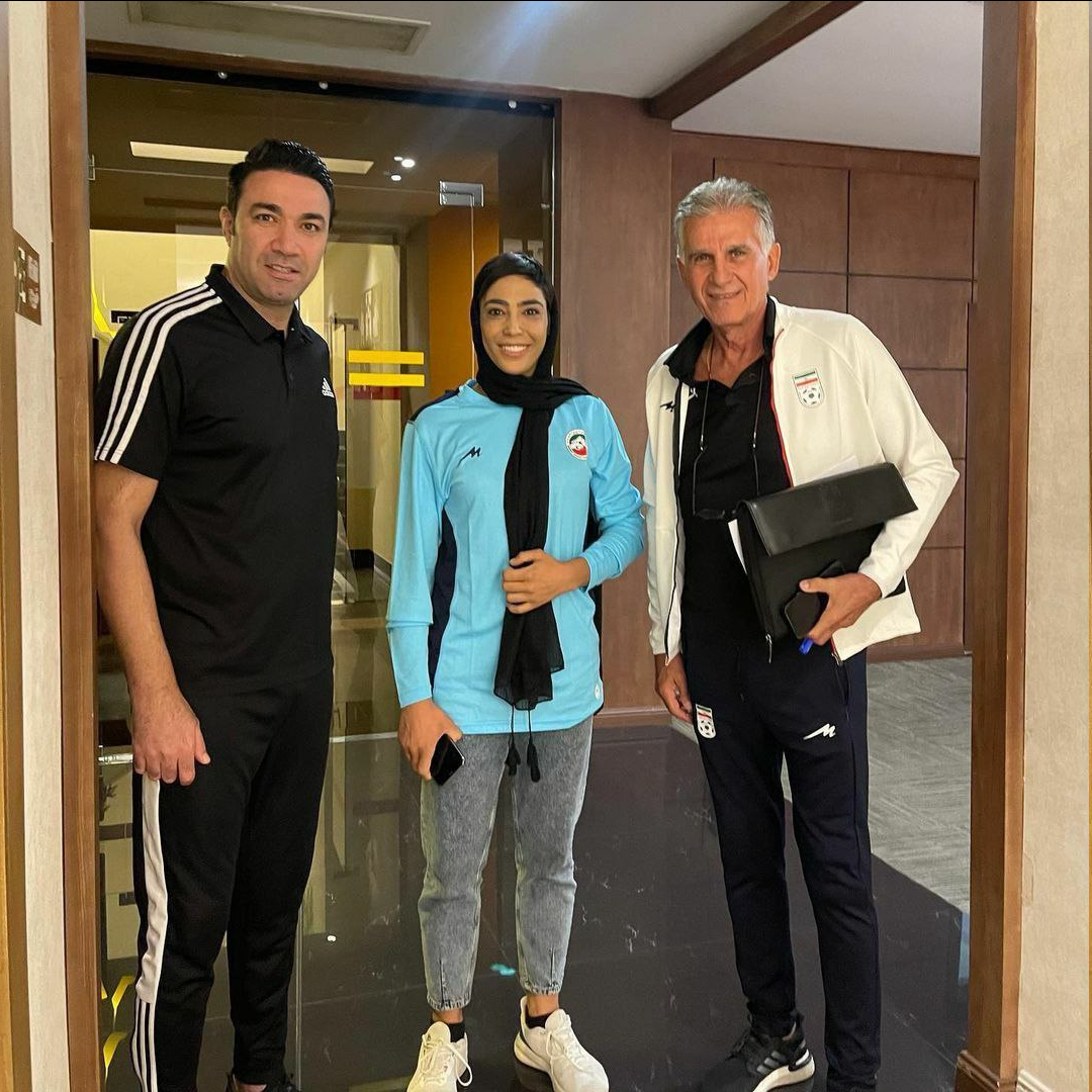 حضور جواد نکونام در اردوی تیمملی/عکس