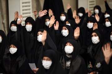 تصاویر | حضور صبح گاهی رهبر انقلاب در جمع دانشجویان سوگوار اربعین
