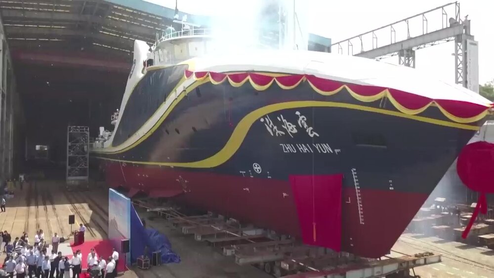 فیلم | قدرت پنهان نظامی کشتی مرموز و عجیب چین
