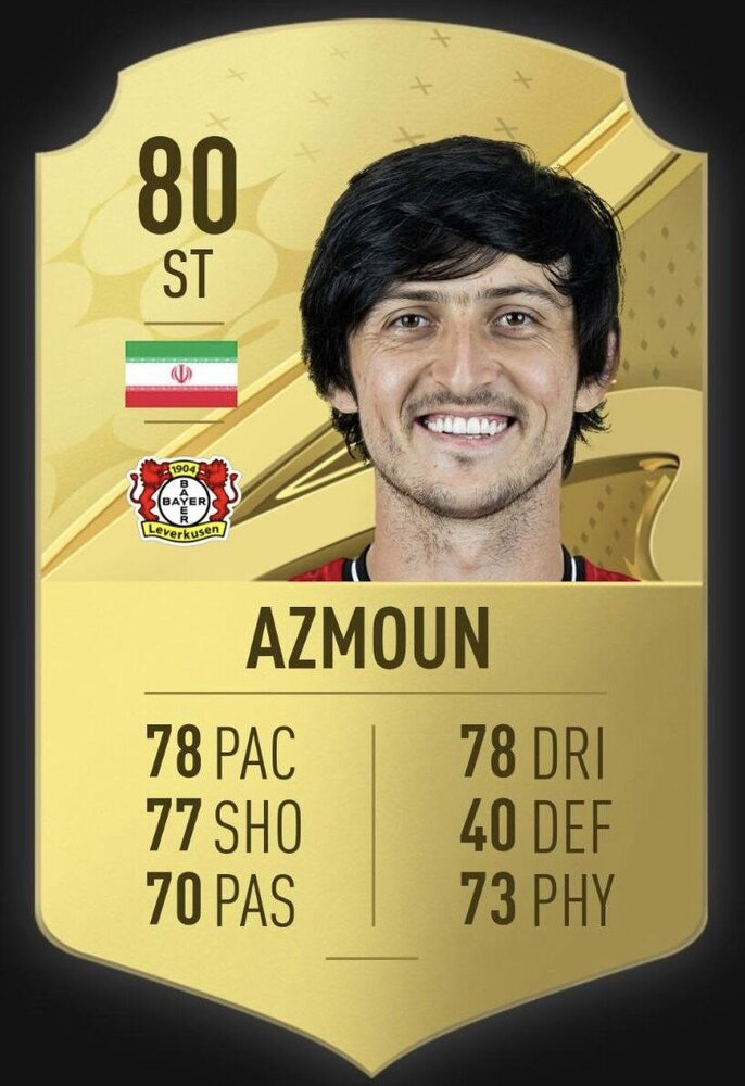 ریتینگ طارمی و آزمون در بازی فیفا ۲۳/عکس