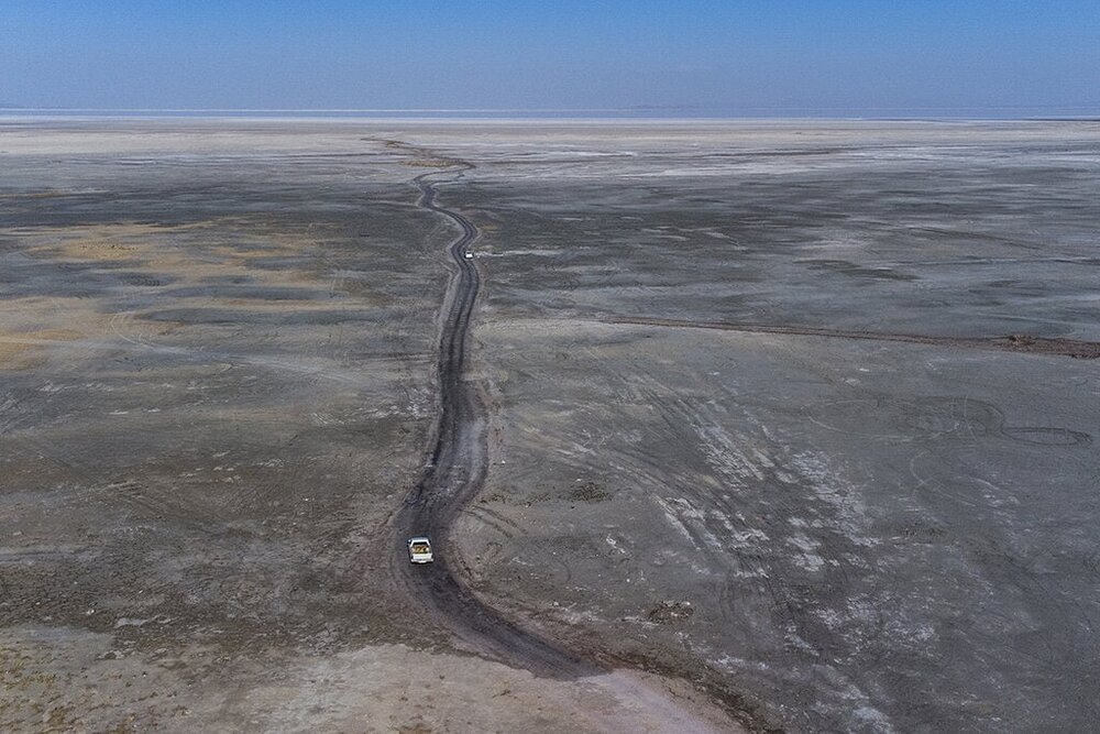 جدیدترین تصاویر دریاچه ارومیه، وخامت اوضاع را نشان می‌دهد