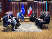 Iran president, European Council chief meet in New York