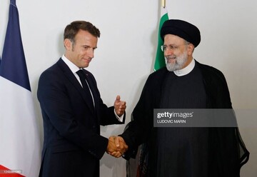 تصاویری از دیدار رئیسی و مکرون در نیویورک