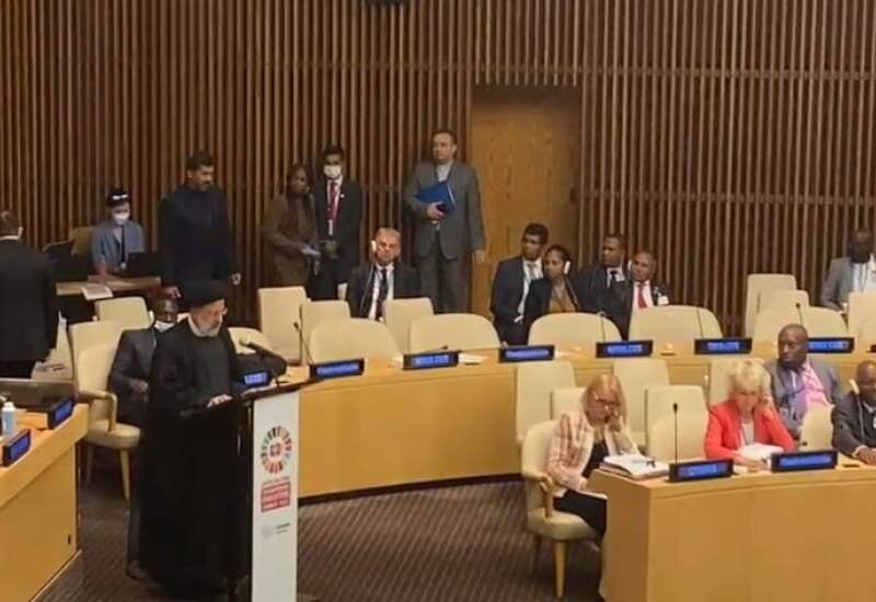 سوال رئیسی از حاضران در نشست «تحول آموزش» سازمان ملل / اولین سخنرانی رئیس جمهور در نیویورک 2