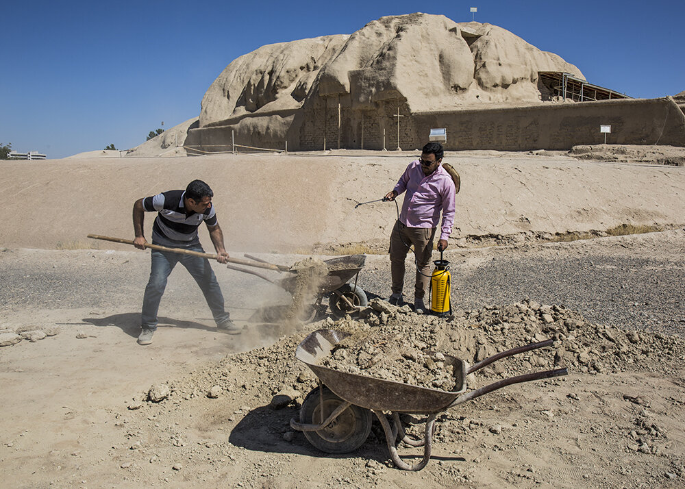 کاوش در تپههای باستانی «سیلک» کاشان به روایت تصویر