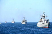 ببینید | این شناورهای نیروی دریایی و هلی‌کوپترها، در سالروز شروع جنگ در خلیج‌فارس رژه رفتند