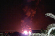 ببینید | آتش‌سوزی گسترده و وسیع در کارخانه تشک‌سازی