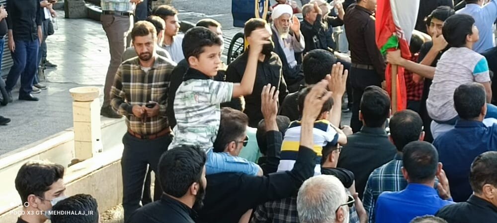 تصاویر | اجتماع بزرگ مردم دزفول در محکومیت اهانت اغتشاشگران