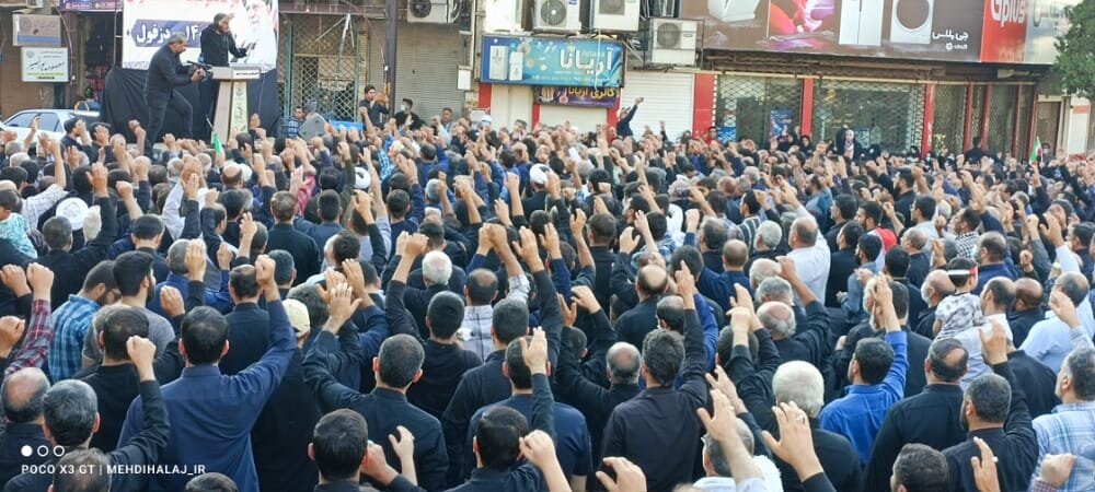تصاویر | اجتماع بزرگ مردم دزفول در محکومیت اهانت اغتشاشگران