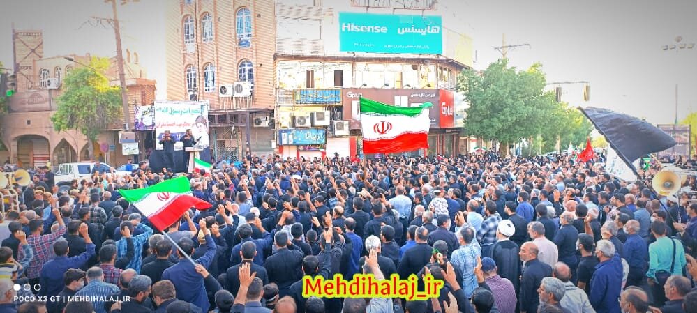 تصاویر | اجتماع بزرگ مردم دزفول در محکومیت اهانت اغتشاشگران