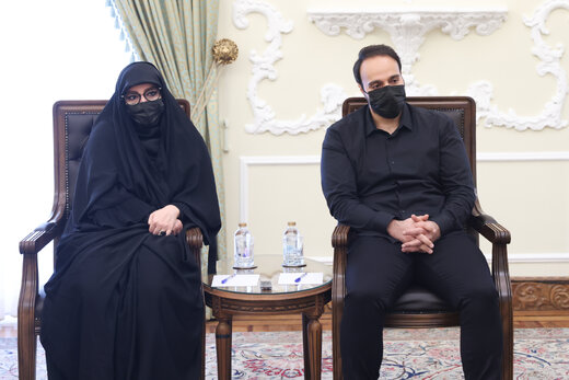 دیدار خانواده شهید سلیمانی با رئیس جمهور