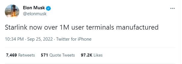 عکس | توئیت جدید ایلان ماسک دربار اینترنت ماهواره ای و حقیقتی که ایرانیها باید بدانند!