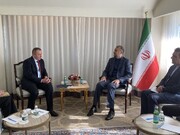 وزيرا الخارجية الايراني والبيلاروسي يستعرضان الفرص لتوسيع العلاقات التجارية بين البلدين