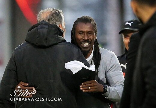 مکالمه جالب کیروش و سیسه / عکس