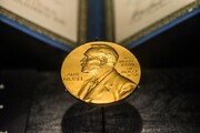 ببینید | پرتاب برنده جایزه نوبل به داخل برکه توسط همکارانش