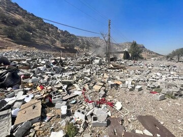 اولین تصاویر از مقر تروریست‌ها پس از حمله امروز سپاه پاسداران