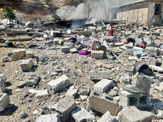 اولین تصاویر از مقر تروریست‌ها پس از حمله امروز سپاه پاسداران