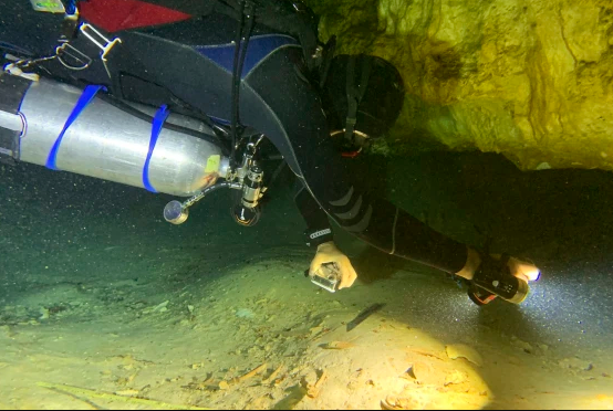 کشف اسکلت ۸۰۰۰ساله در آب‌های مکزیک