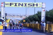 تصاویر| پایان مرحله نخست ۳۵اُمین دوره مسابقات تور دوچرخه سواری ایران-آذربایجان