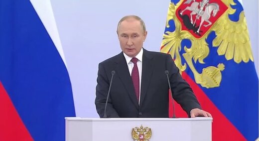 پوتین: چهار منطقه اوکراین حالا سرنوشتی مشترک با روسیه دارند/کییف آتشبس برقرار کند