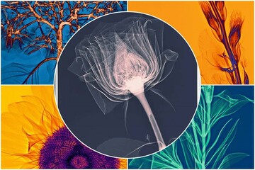 عکس | گل و گیاهان با اشعه ایکس به این شکل درمی‌آیند!