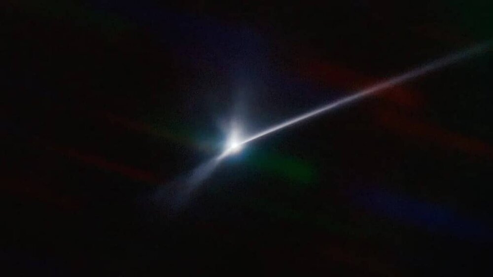 عکس | دنباله داری که فضاپیمای ناجی کره زمین تشکیل داد!