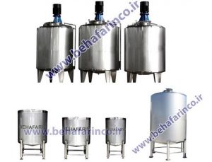 قیمت خرید و ساخت مخزن و میکسر استیل