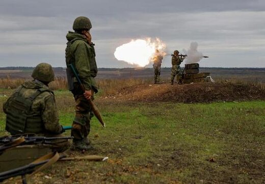 تمرین نظامی نیروهای روسی تازه اعزام شده به منطقه دونتسک/ رویترز
