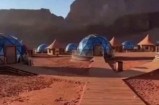 ببینید | ‏هتل سوپرلاکچری و 5 ستاره در دل کویر