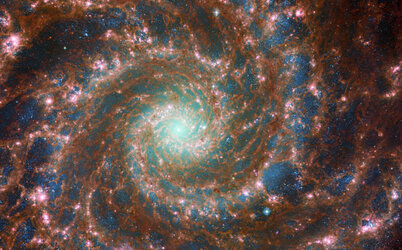 کهکشان مارپیچ؛ جدیدترین شکار تلسکوپ جیمز وب/ تصاویر