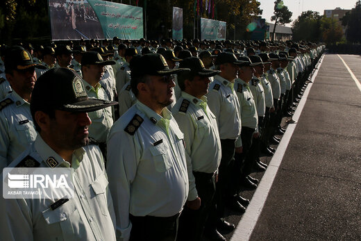 صبحگاه مشترک یگان های فراجا