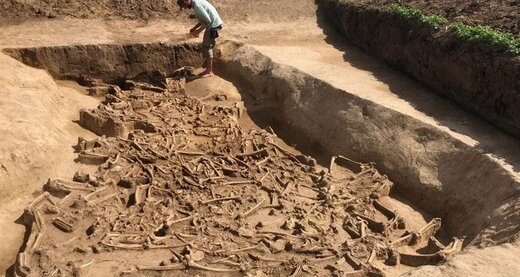 عکس | کشف یک گور دسته جمعی ۷ هزار ساله در اسلواکی !