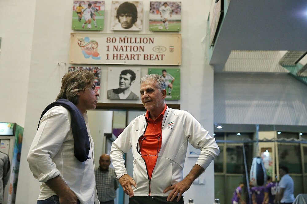 کیروش و ساپینتو؛ یک ملت یک ضربان قلب!/عکس