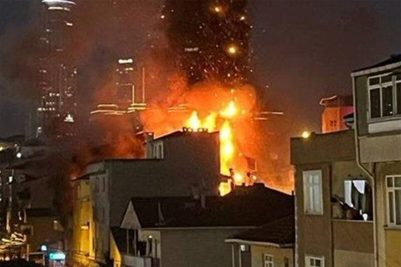 ببینید | انفجار در یک ساختمان در استانبول ۳ کشته بر جای گذاشت