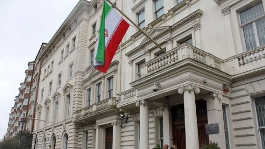 ببینید | تصاویری از حمله دیروز به سفارت ایران در لندن