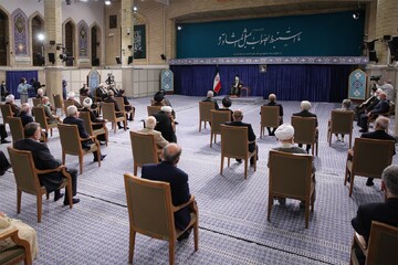 تصاویری از دیدار اعضای جدید مجمع تشخیص مصلحت نظام با رهبر معظم انقلاب