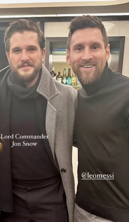 ملاقات مسی با بازیگر محبوب گیمآف ترونز/عکس