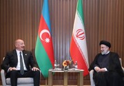 رئیسی در دیدار با علی اف : با هرگونه حضور نظامی بیگانه در منطقه قفقاز تحت هر پوششی مخالفیم