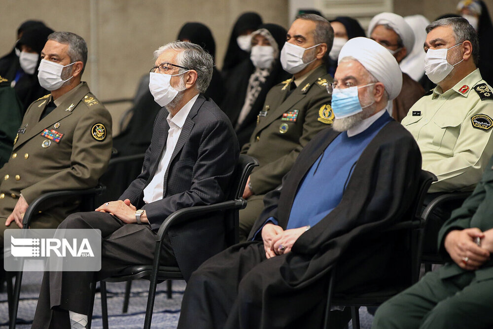 روحانی، ناطق‌نوری، لاریجانی و جهانگیری در دیدار با رهبری / عکس ها 5